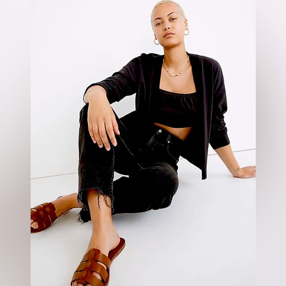 MADEWELL Curvy Perfect Vintage Straight Jean | Lunar Wash | 31 Petite